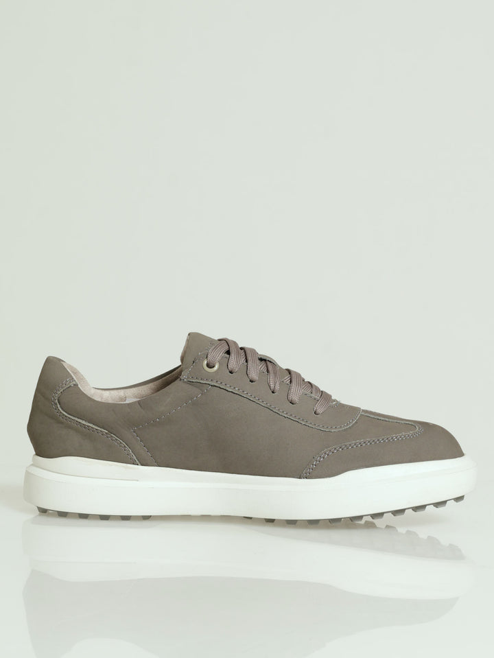 Seve Panelled T-Toe Lace Up Sneaker - Grey