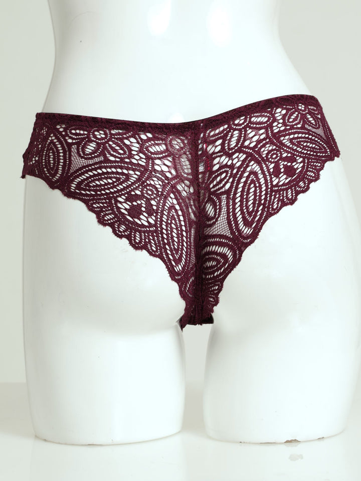 3 Pack Brazilian Panties - Ruby/Toasted Champagne/Black