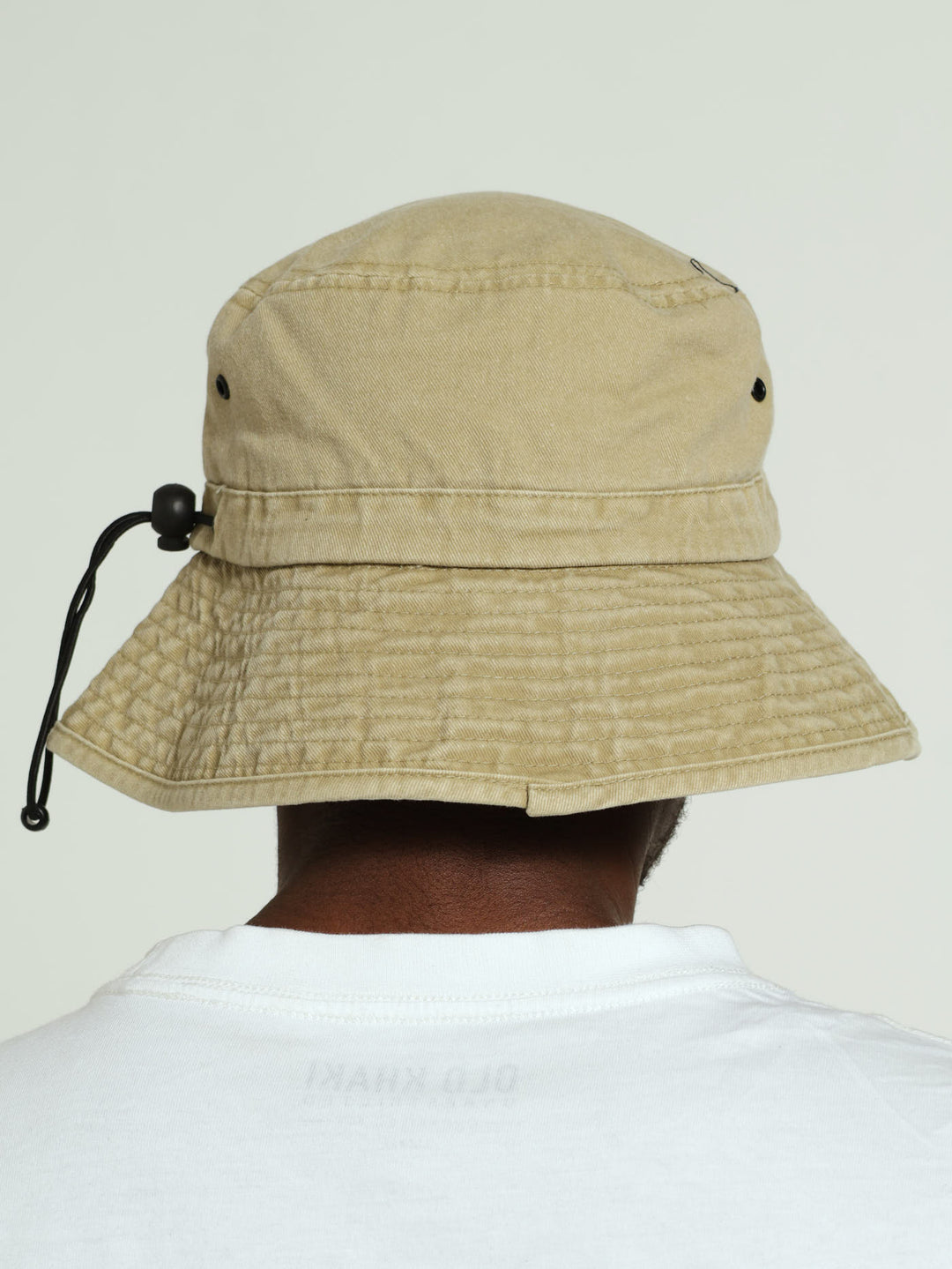 Bungy Cord Bucket Hat - Stone