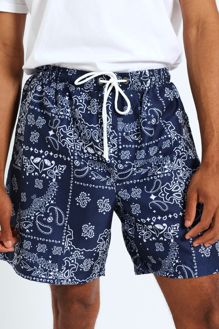 Bandana Paisley Swim Short