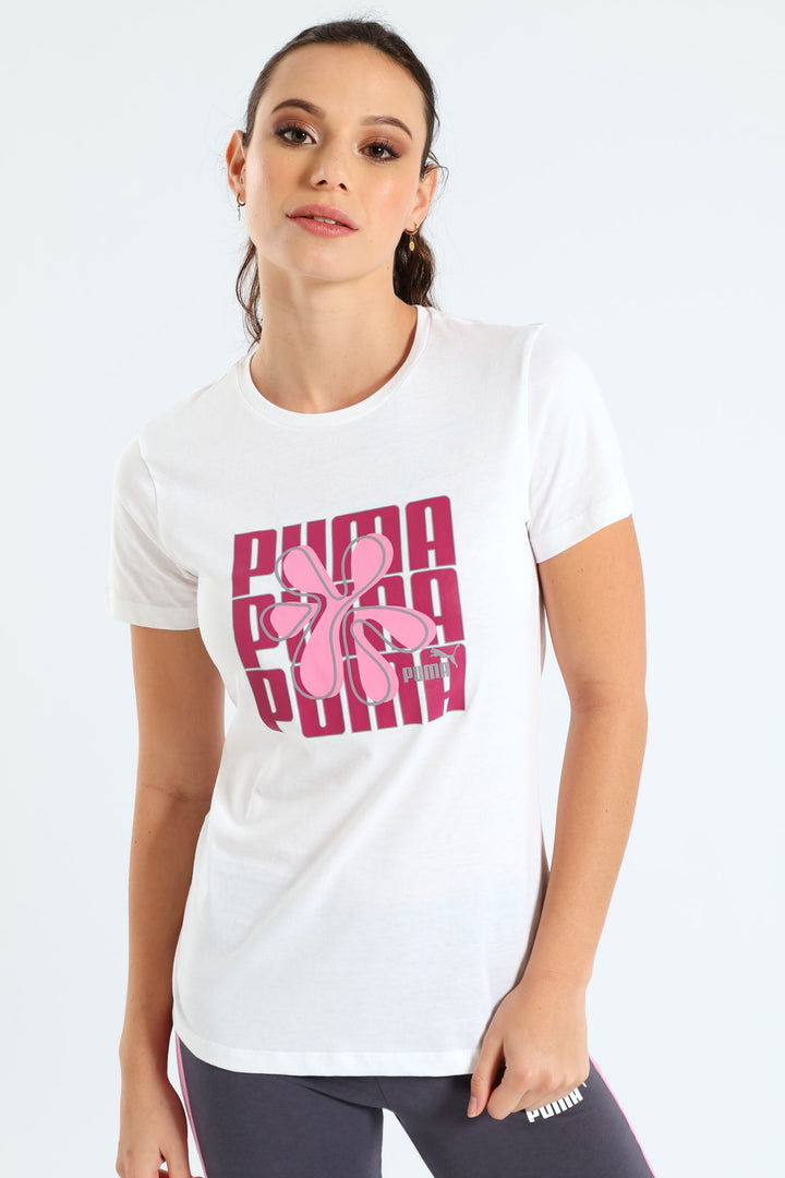 Graphics Wording Tee-White