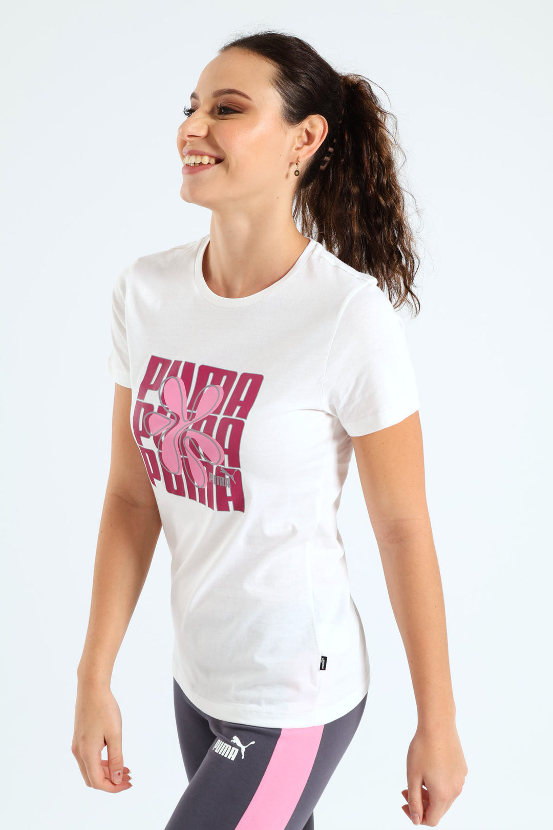 Graphics Wording Tee-White