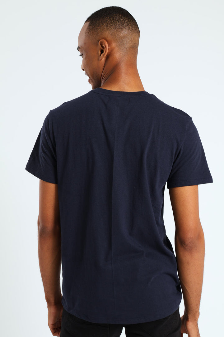 Basic Print - Navy