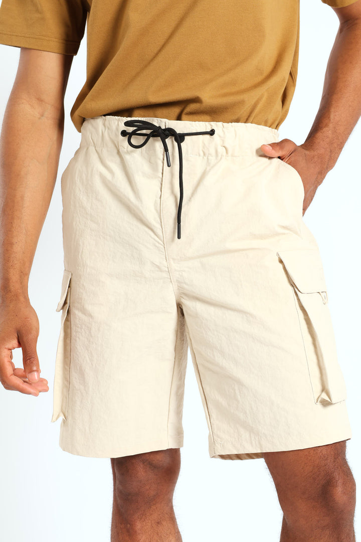 Bungee Bellows Cargo Short-Light Stone