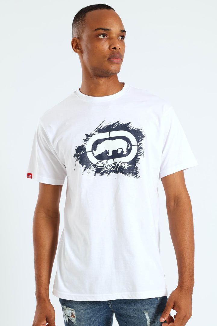 Core Scratch Tee - White