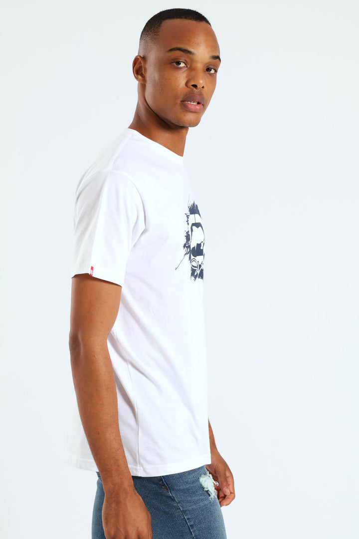 Core Scratch Tee - White