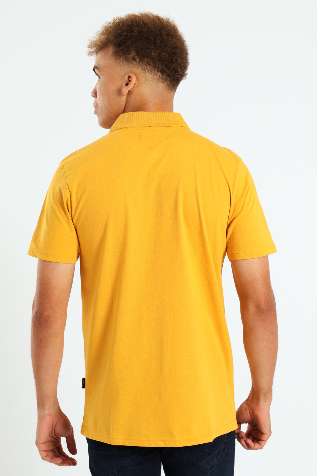 Bull Logo Golfer - Mustard