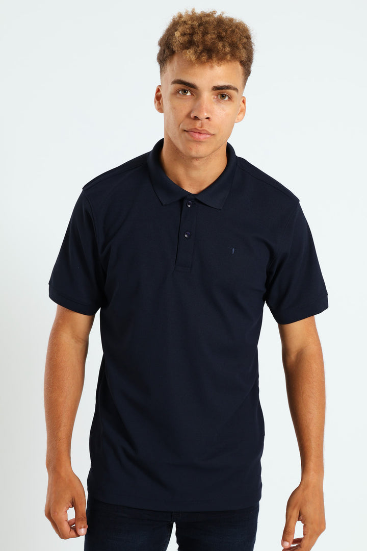 Basic Quick Dry Golfer - Navy