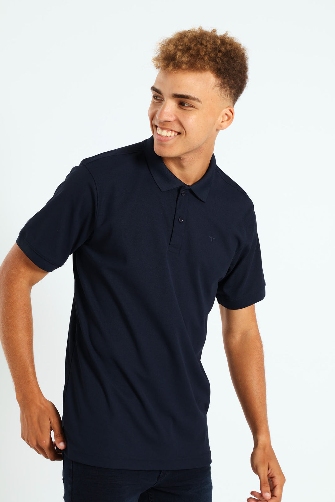 Basic Quick Dry Golfer - Navy