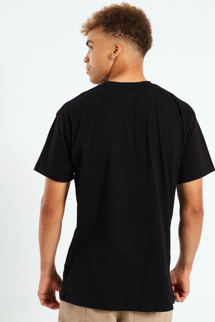 Bubble Print Tee - Black