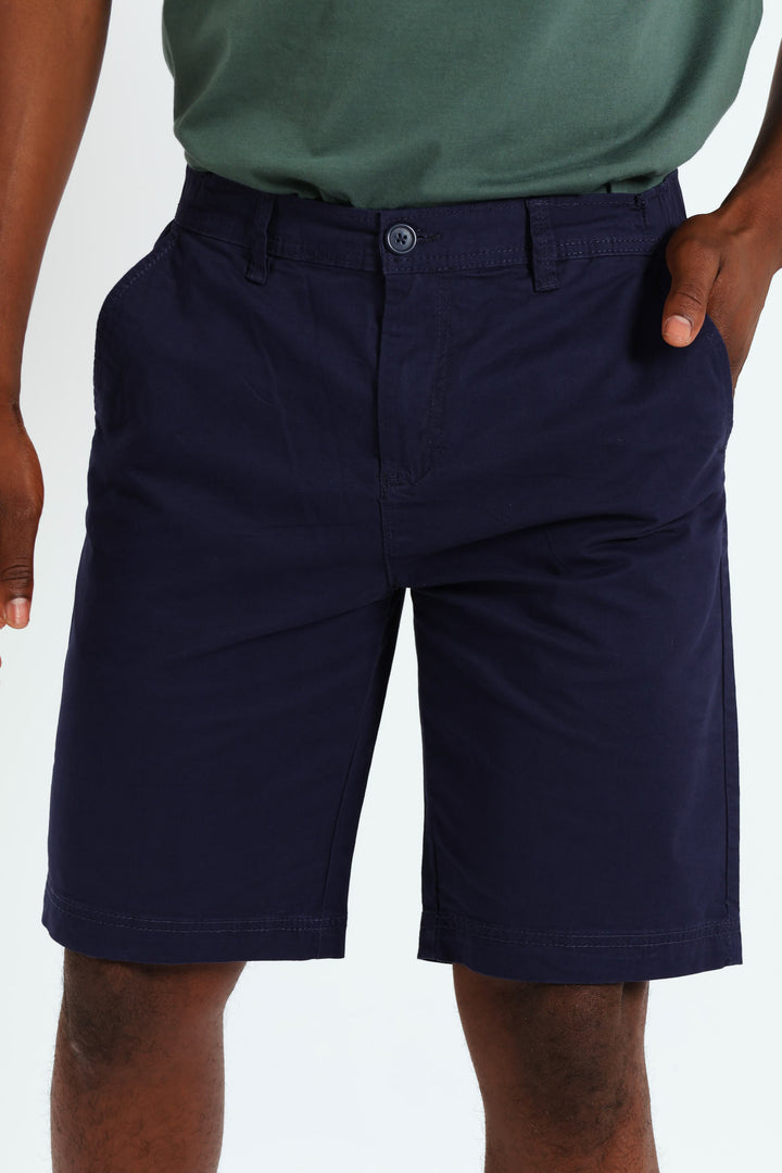 Elasticated Walk Short - Navy