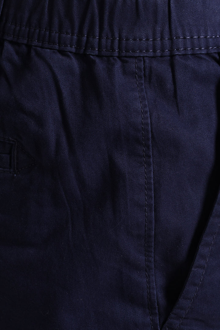 Elasticated Walk Short - Navy