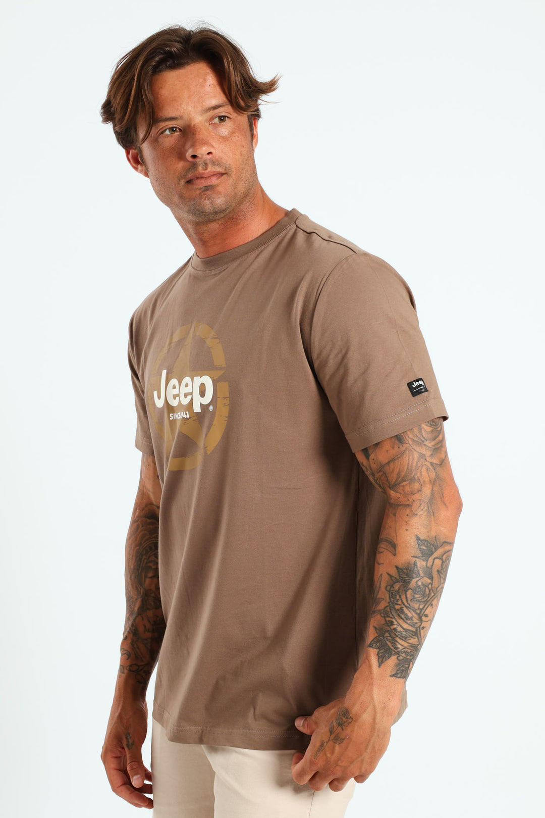 Fashion Graphic Tee - Brown