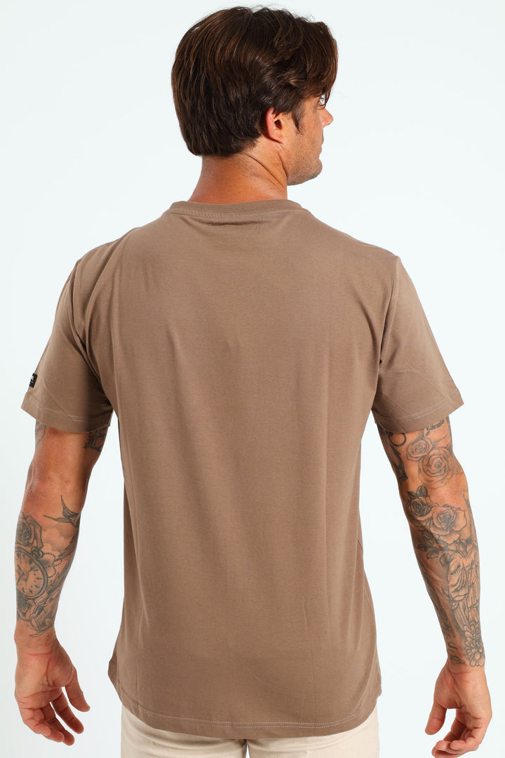 Fashion Graphic Tee - Brown