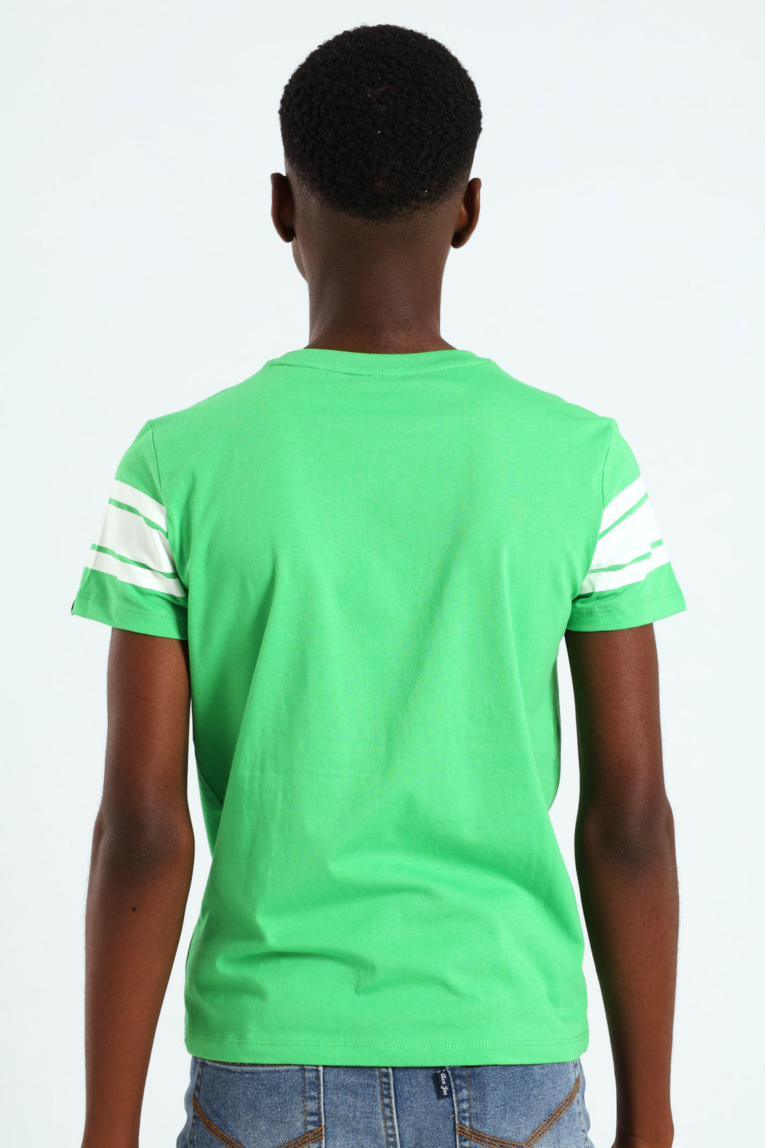 Boys Athletic Print Tee - Green