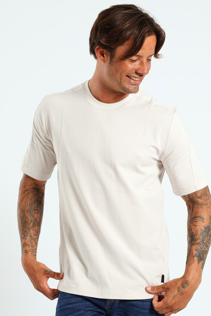 All Day Short Sleeve  Tee - Off White