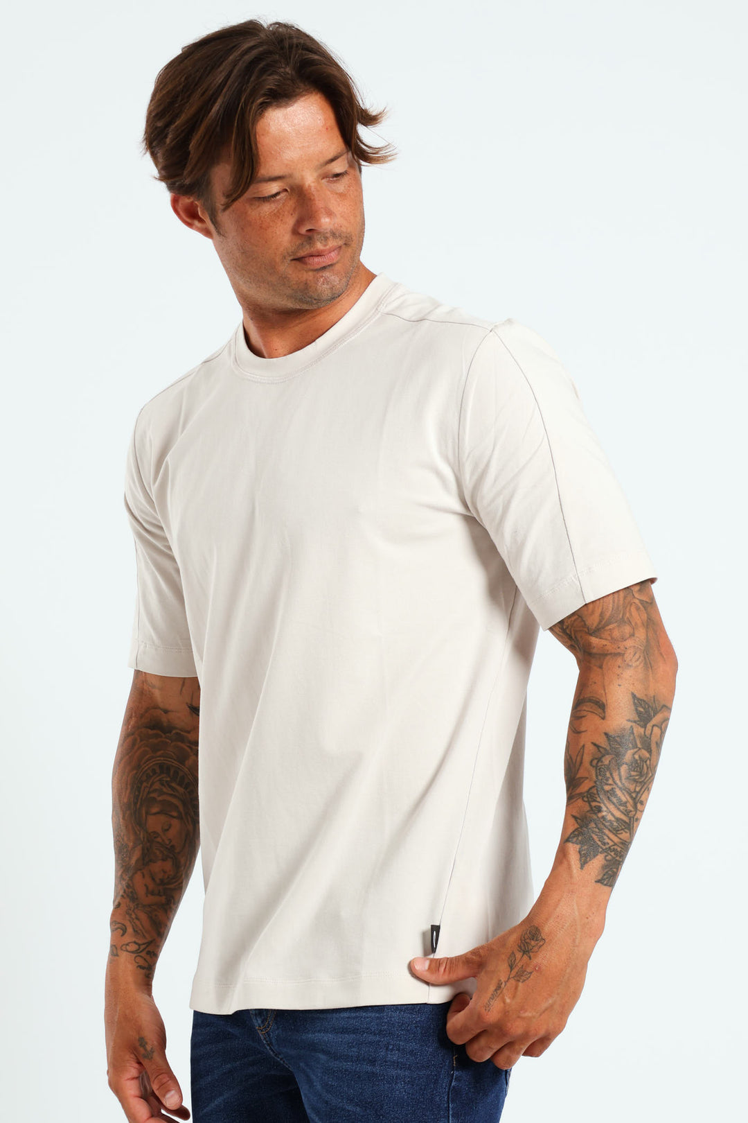 All Day Short Sleeve  Tee - Off White