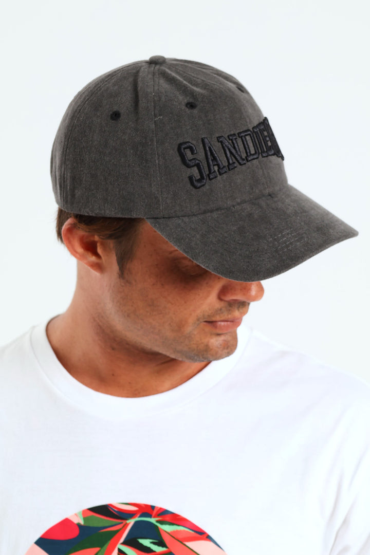 Embroidered Cap - Black