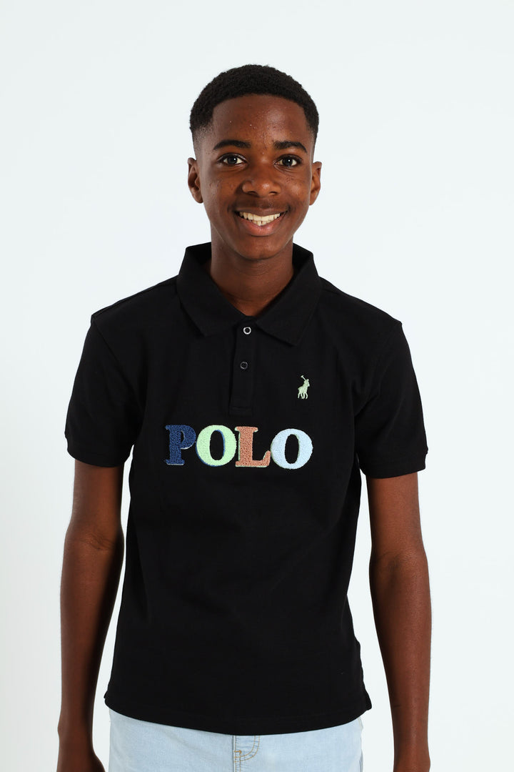 Boys Kyle Golfer - Black