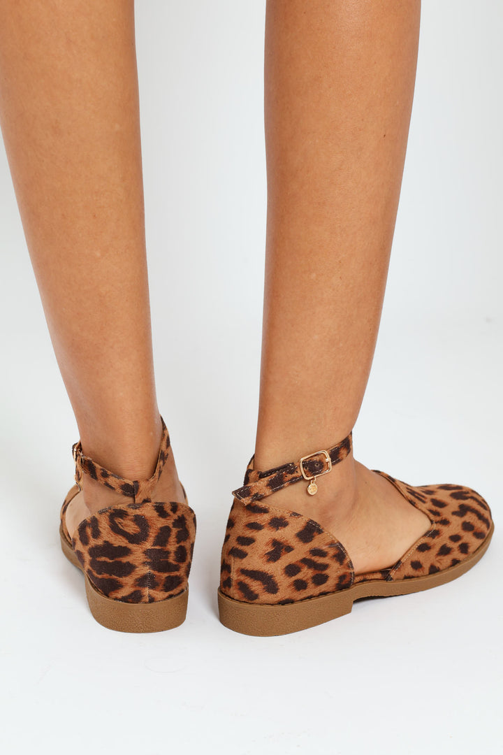 Vespa 31 Ankle Strap Mary Jane Shoe - Animal Print