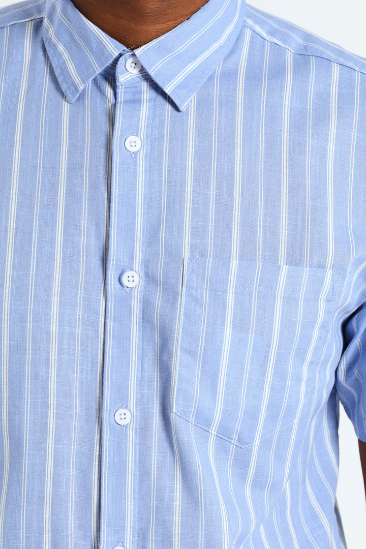 Stripe Shirt - Light Blue