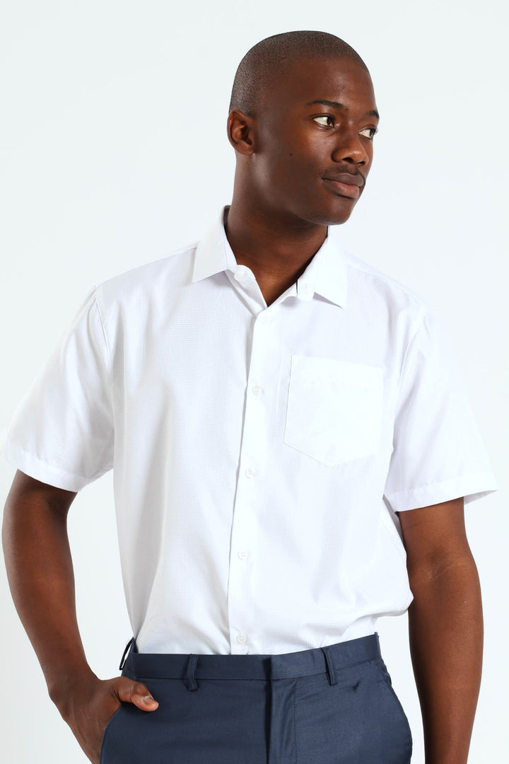 Textured Shirt - White