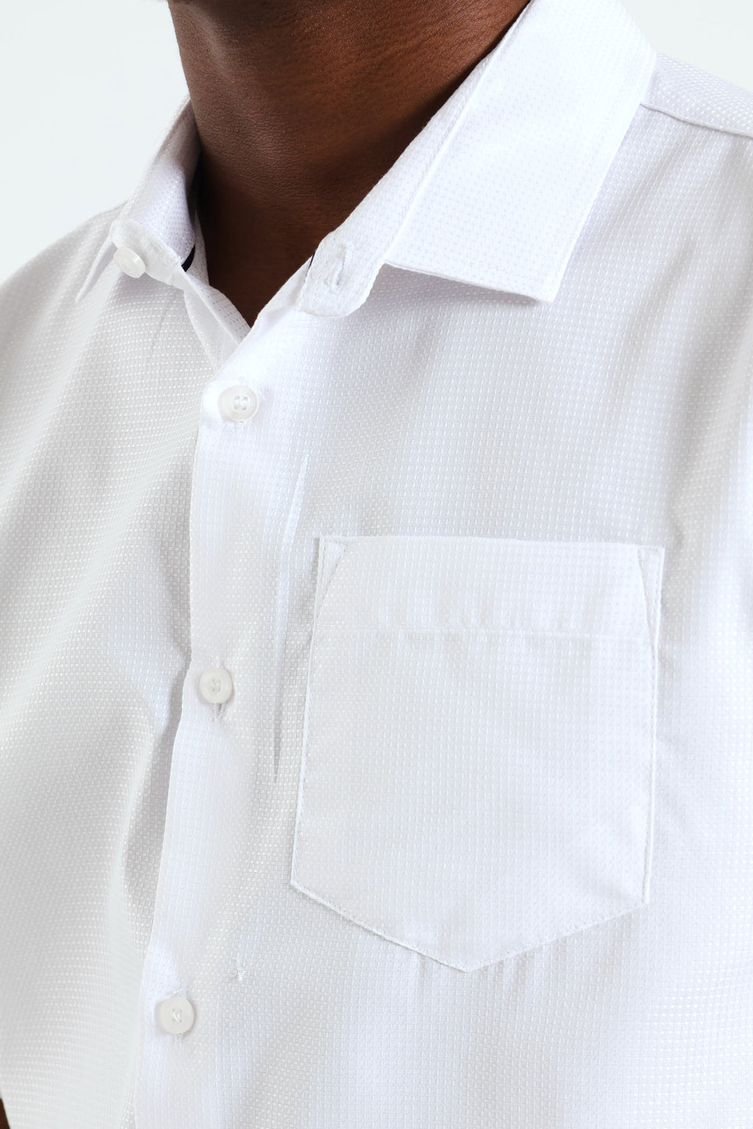 Textured Shirt - White