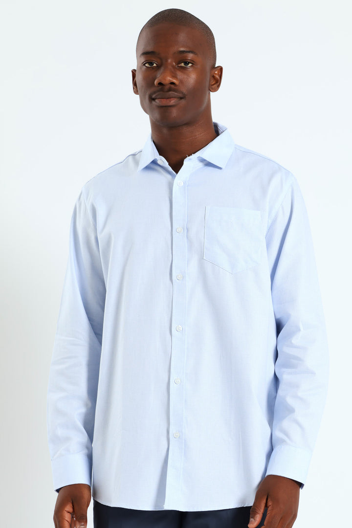 Textured Shirt - Light Blue