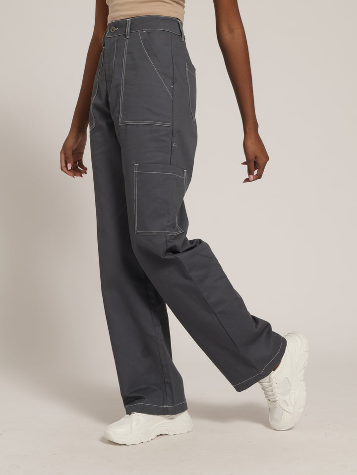 Lamb Chop Cargo Pants - Airforce