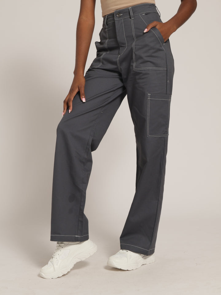 Lamb Chop Cargo Pants - Airforce