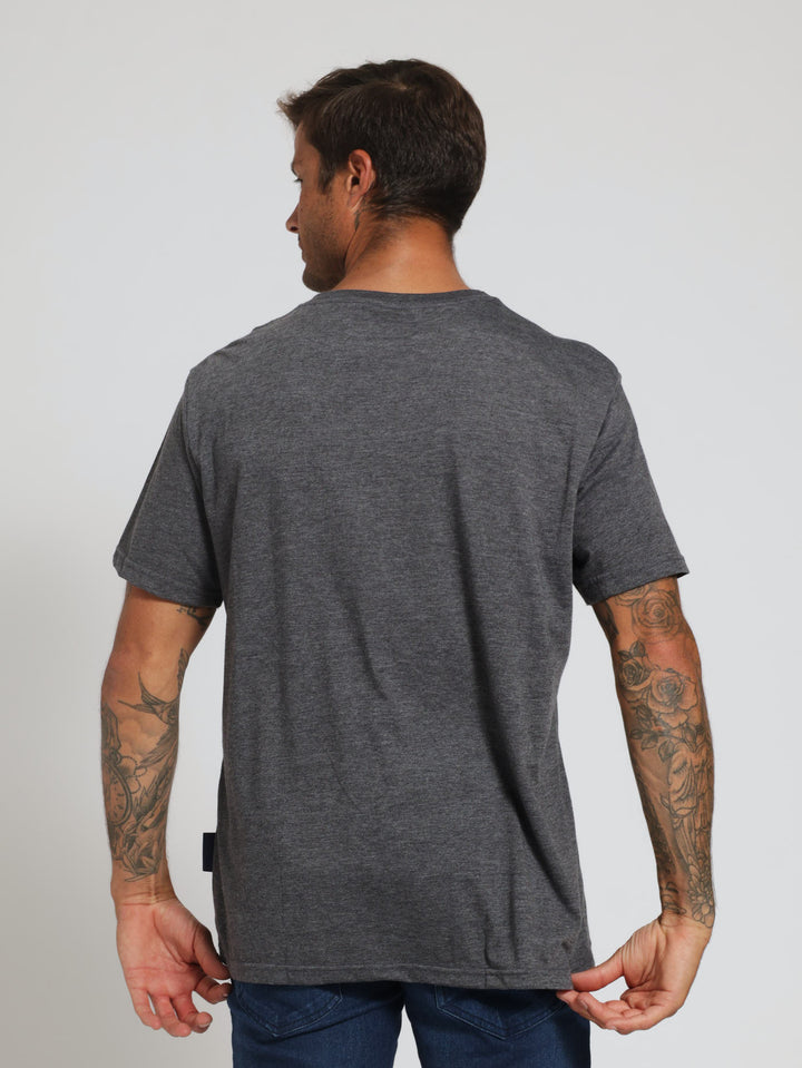 Los Angeles Tee - Charcoal Melange