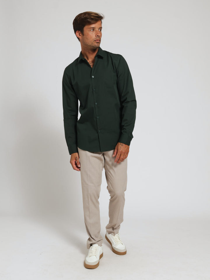 Easy Care Shirt - Forest Green