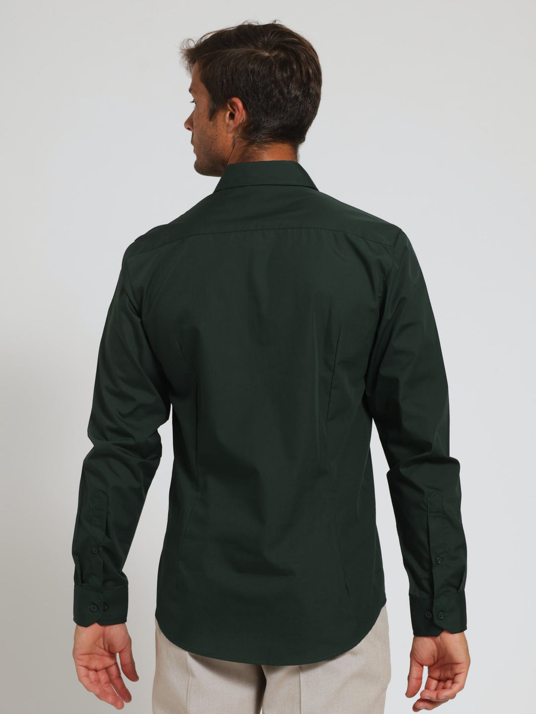 Easy Care Shirt - Forest Green