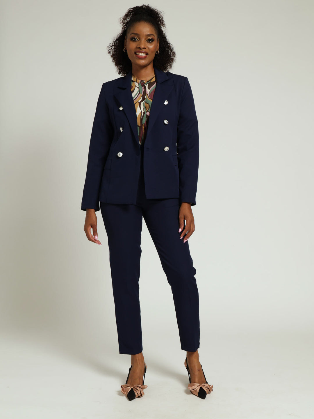 Nautical Work Blazer - Navy