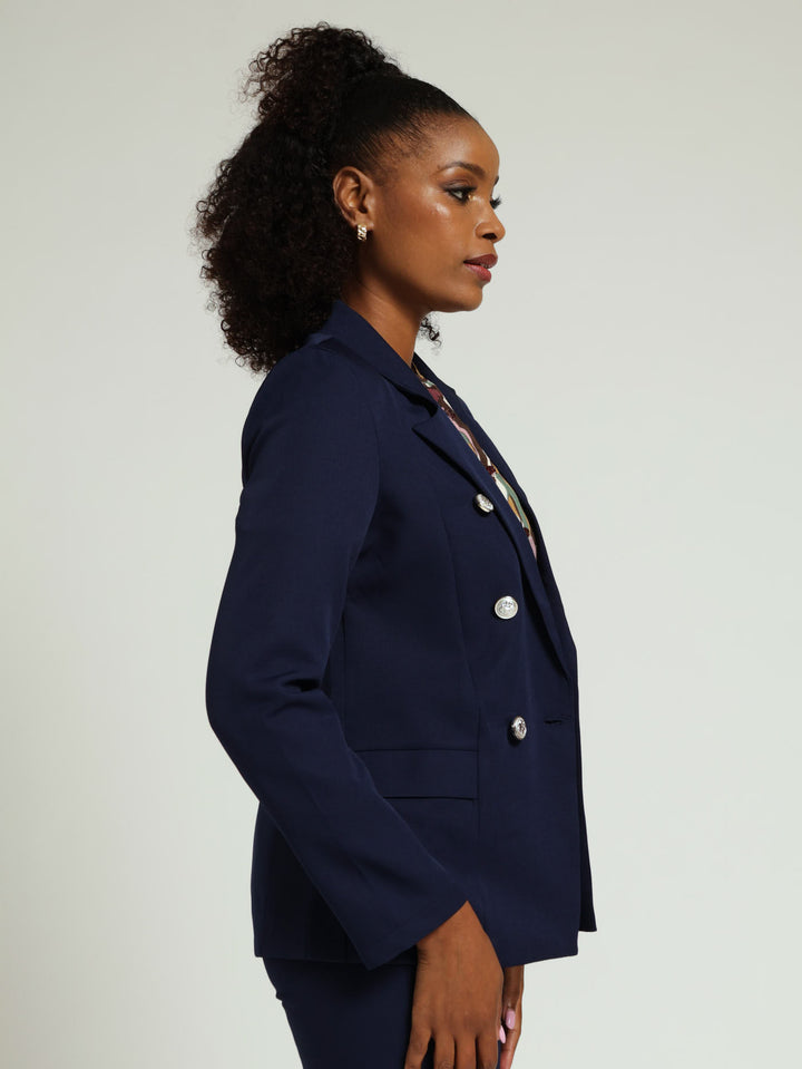 Nautical Work Blazer - Navy