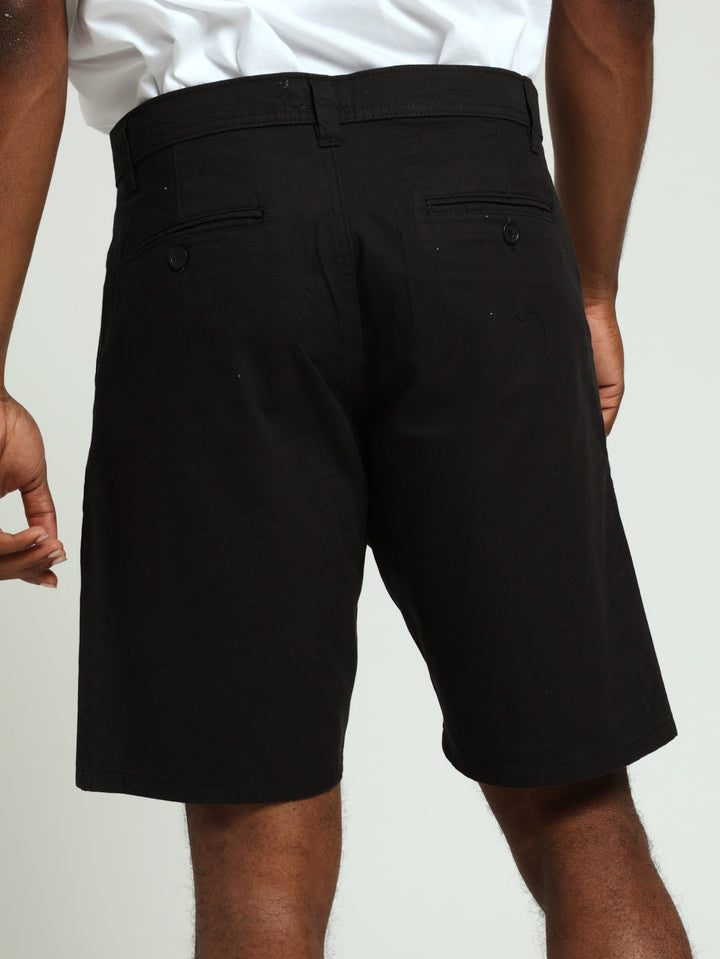 Chino Shorts - Black