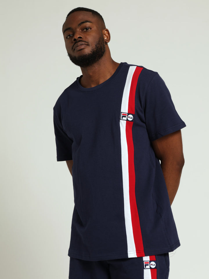 Nate Oversized Tee - Navy