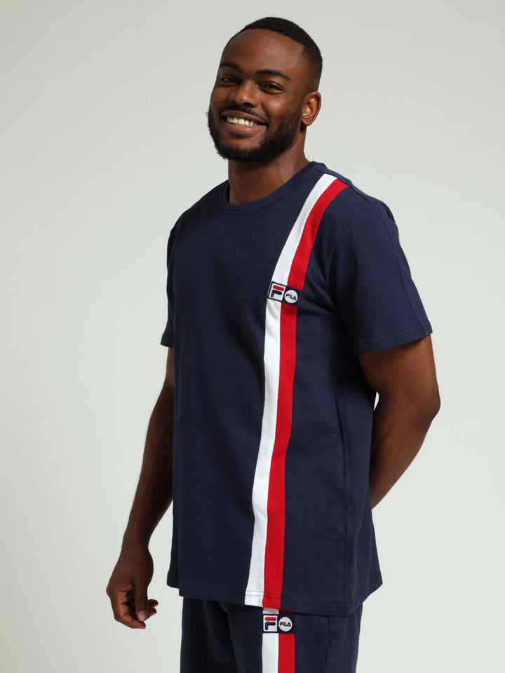 Nate Oversized Tee - Navy