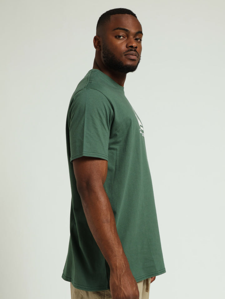 Corp Logo Tee - Forest Green