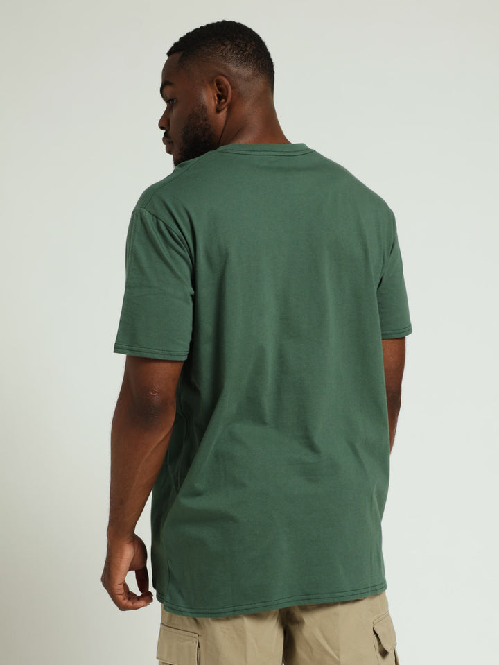 Corp Logo Tee - Forest Green