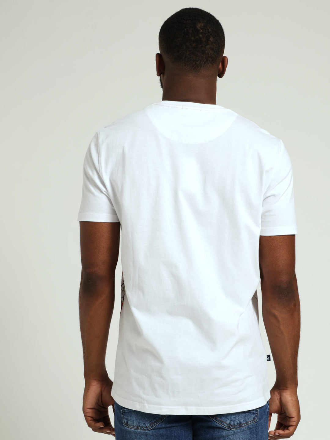 Mika Distorted Print Tee - Off White