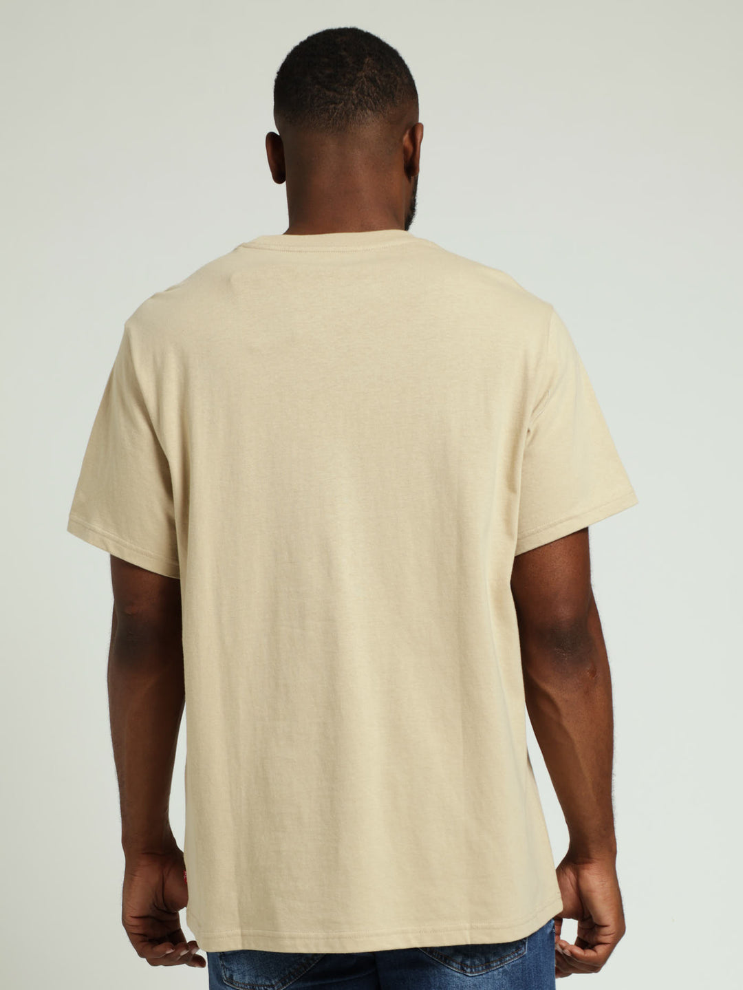 Relaxed Fit Tee - Stone