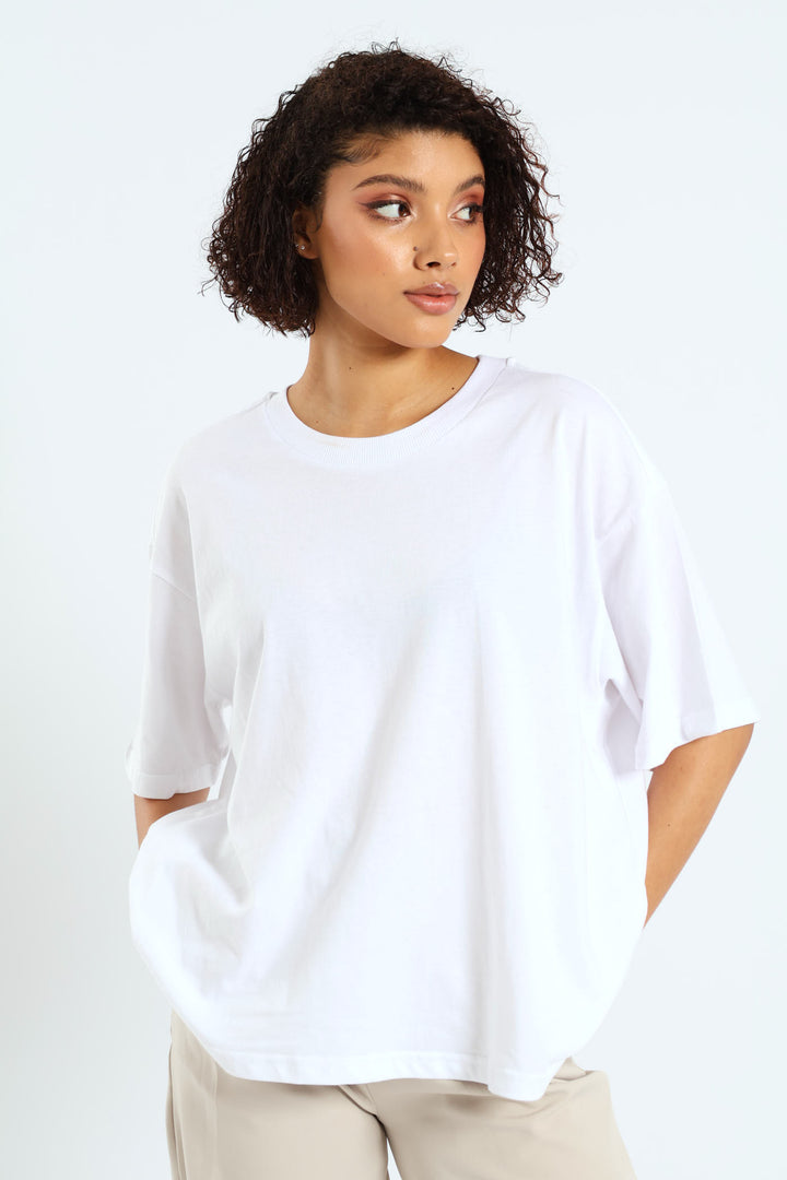 Basic Oversized Tee - White