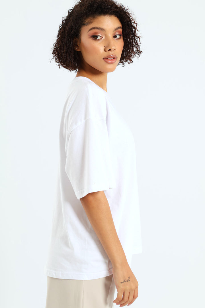 Basic Oversized Tee - White