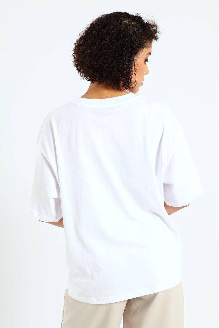 Basic Oversized Tee - White