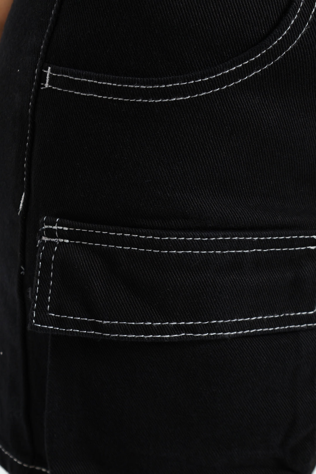 Utility Denim Short - Black