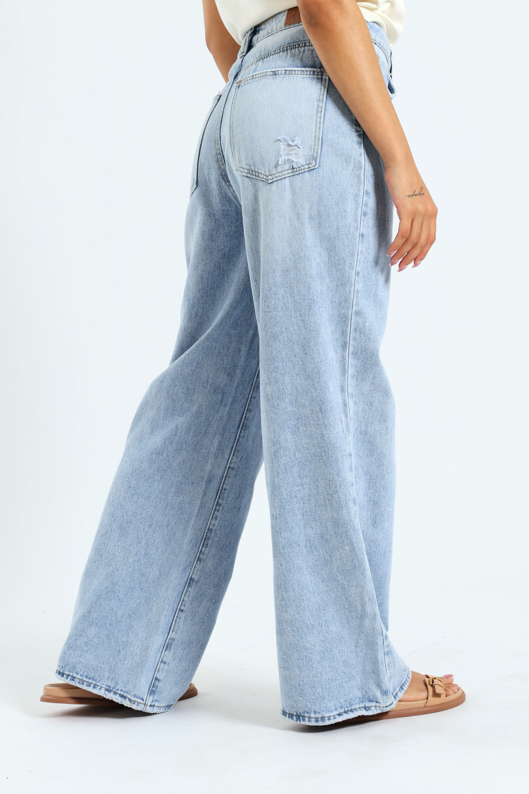 Slouchy Jean - Salty Mid Wash