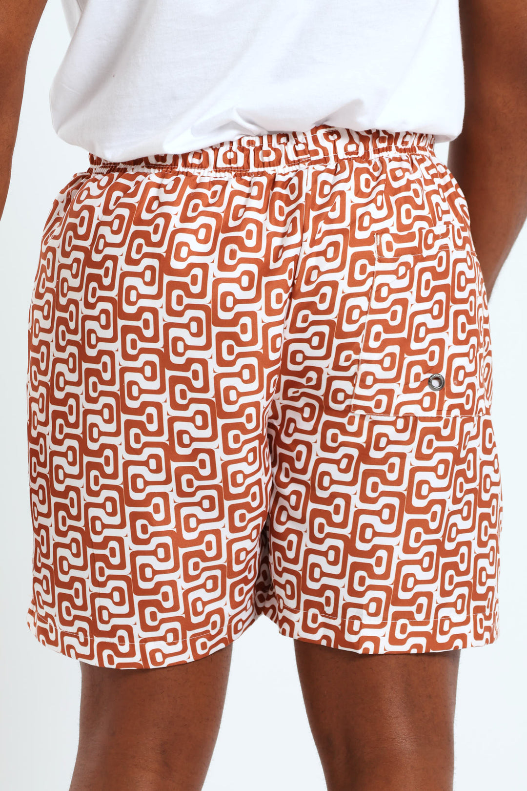 Retro Geo Swim Short