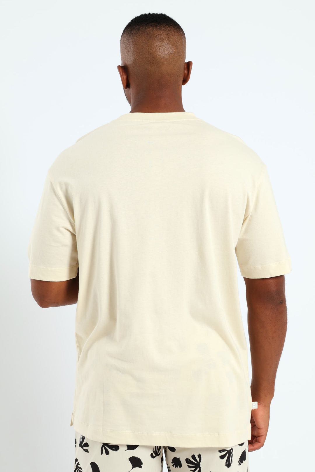 Center Logo Tee - Stone