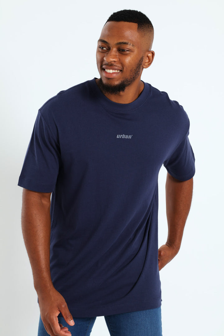 Center Logo Tee - Navy